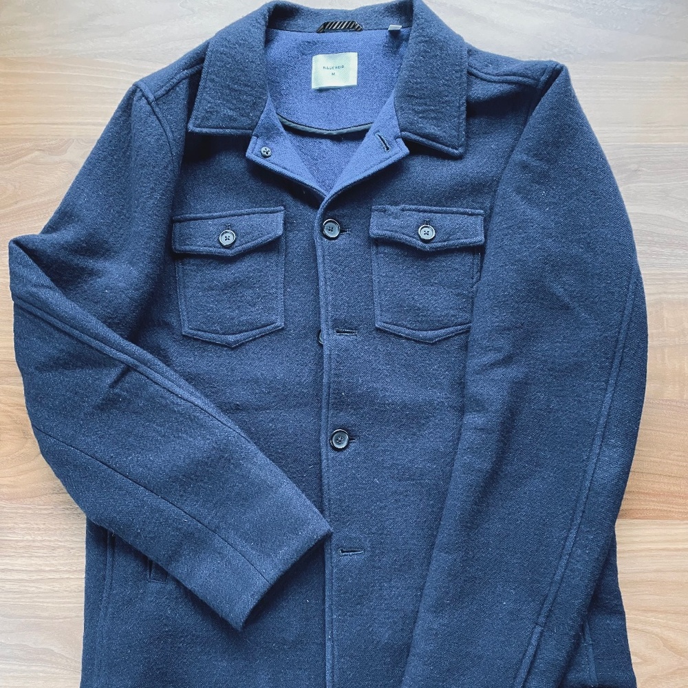 Billy Reid Boiled Wool Jacket